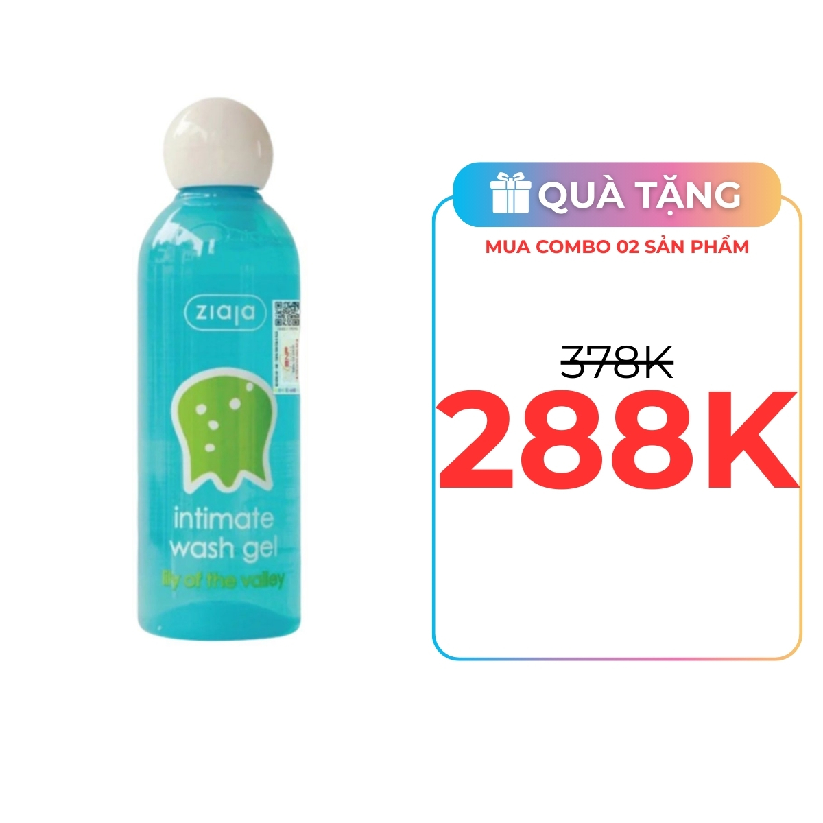 Dung Dịch Vệ Sinh Ziaja Intimate Wash Gel Lily of The Valley 200ml (Hoa Lan Chuông)