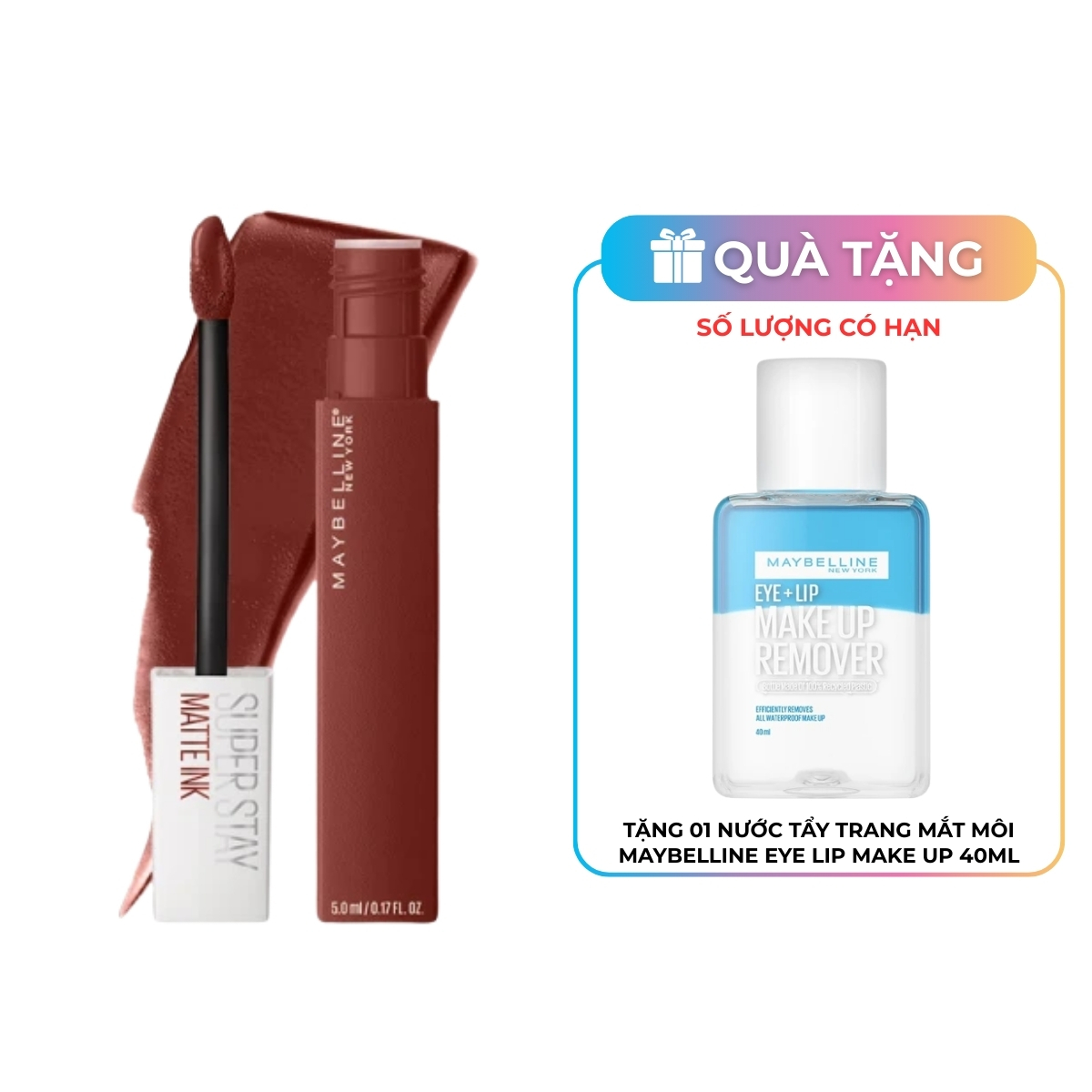 Son Kem Maybelline Super Stay Matte Ink Siêu Lì - 355