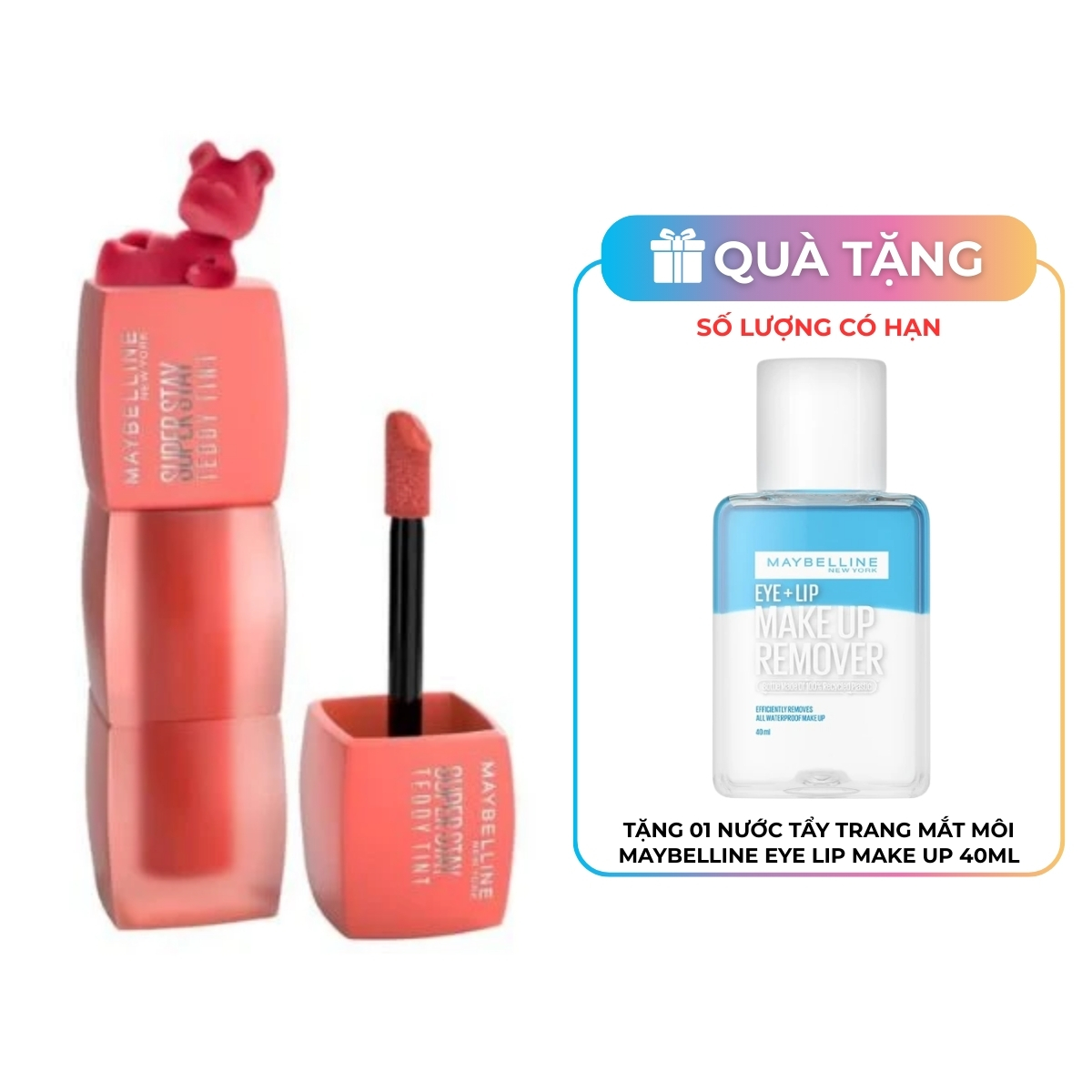 Son Kem Maybelline Superstay Teddy Tint #25 Baby Tee
