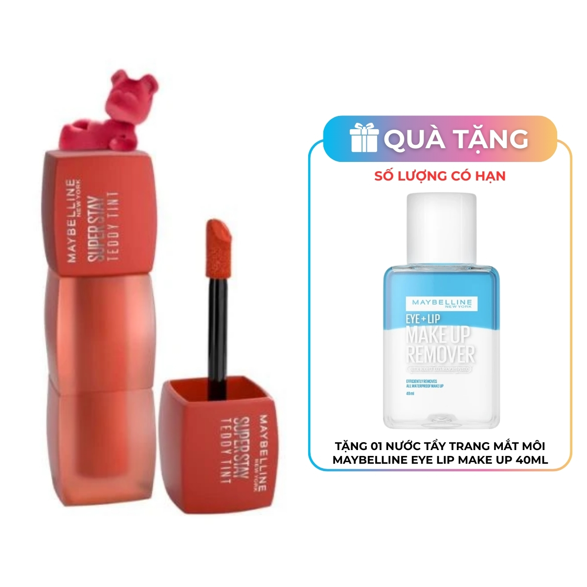 Son Kem Maybelline Superstay Teddy Tint #75 Latte To Go