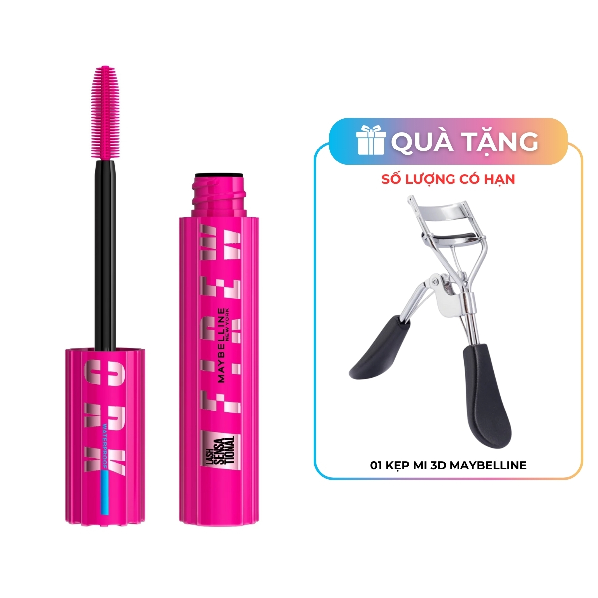 Mascara Maybelline New York Lash Sensational Firework Chống Nước 8.75ml