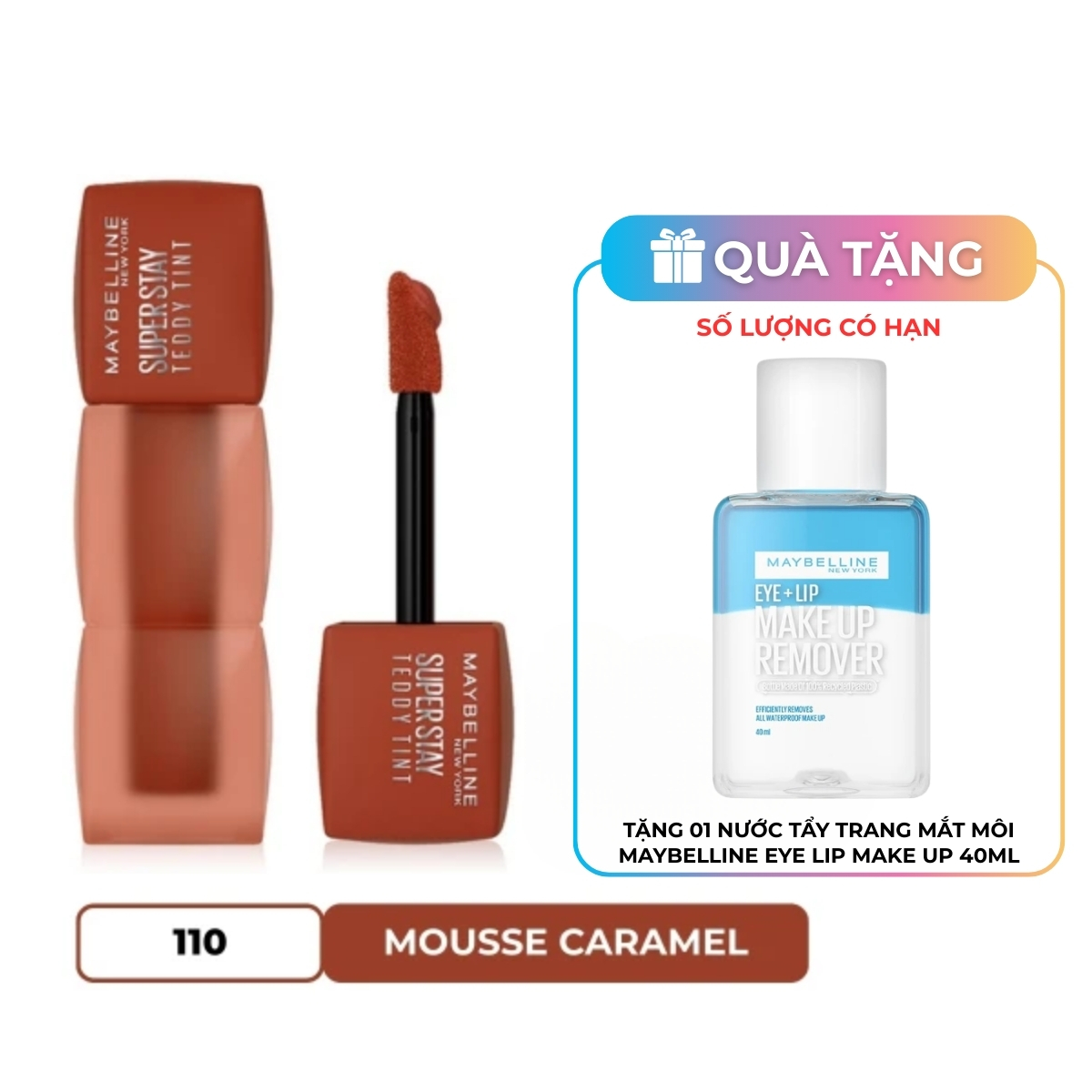 Son Kem Maybelline Superstay Teddy Tint #110 Faux Freckle