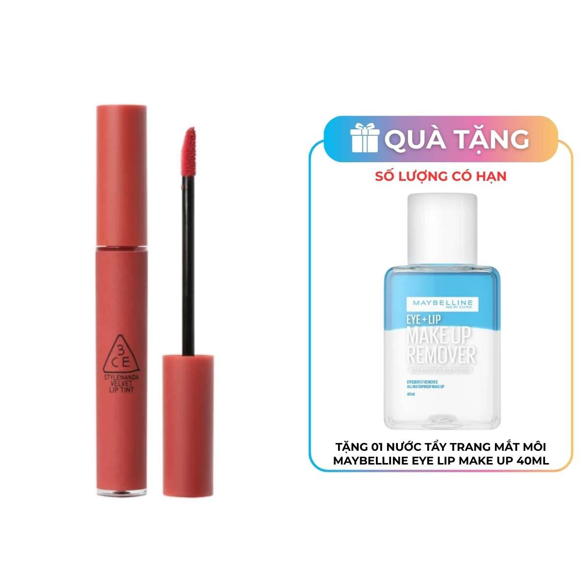 Son Kem 3CE Velvet Lip Tint Daffodil 4g