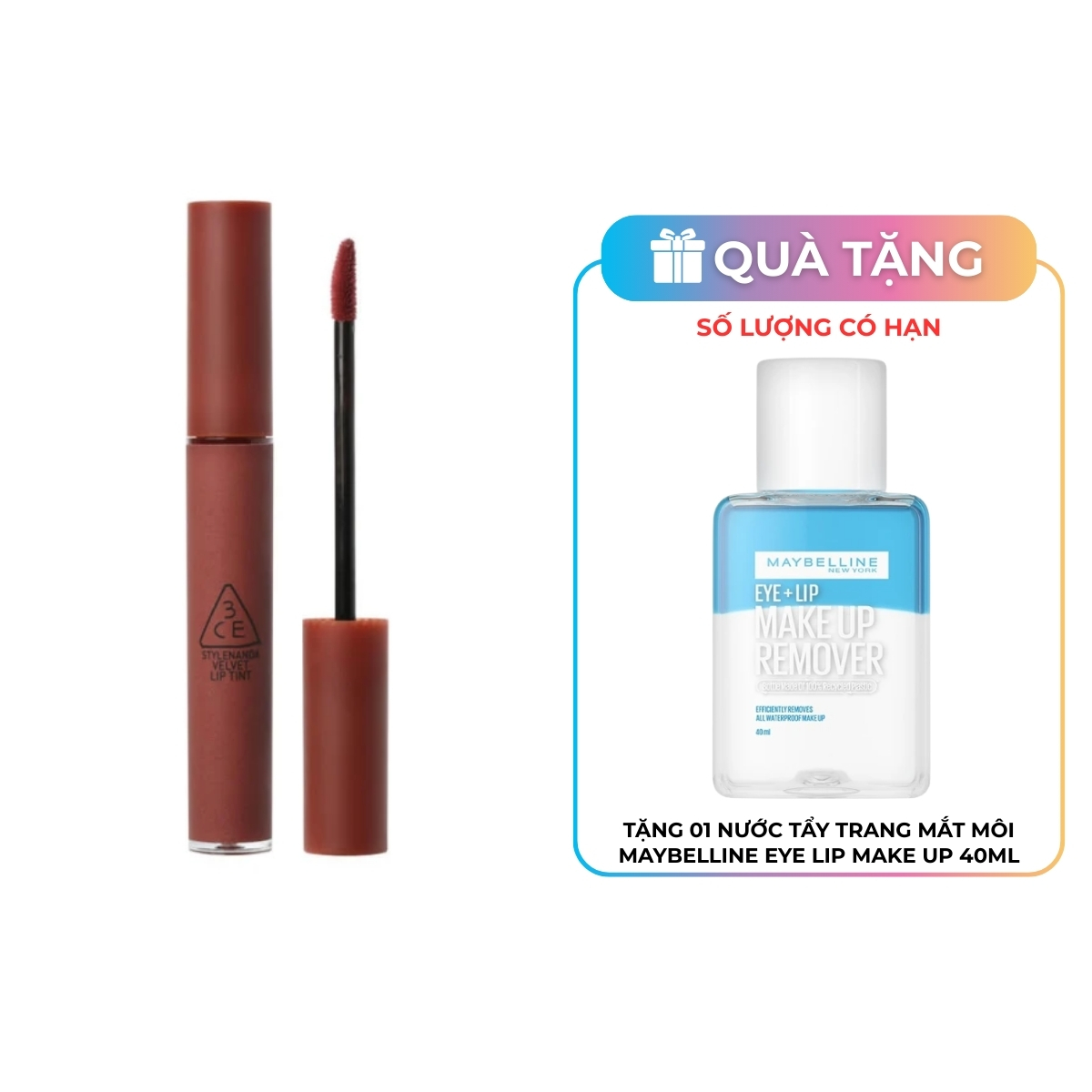 Son Kem 3CE Velvet Lip Tint Taupe 4g