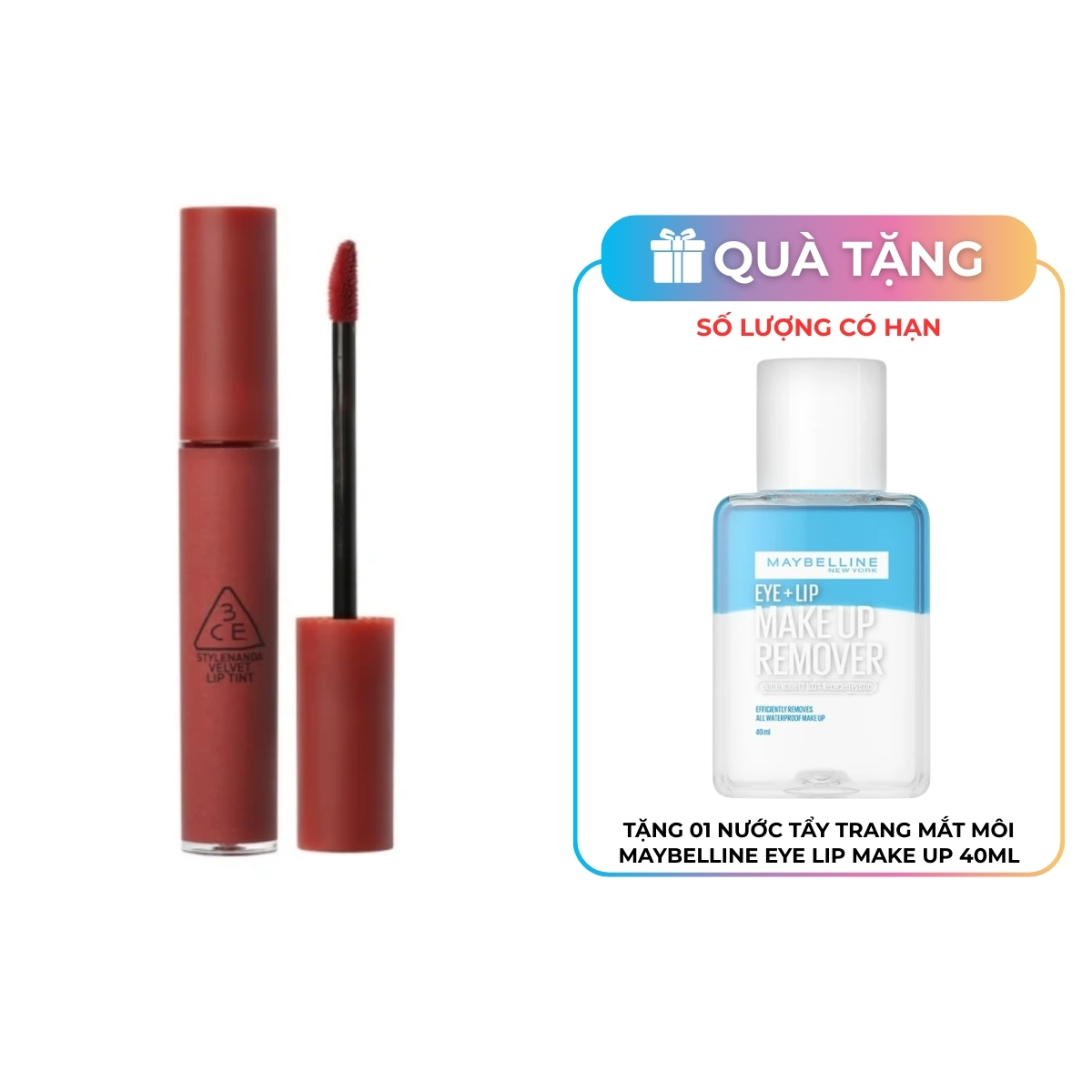 Son Kem 3CE Velvet Lip Tint Speak Up 4g