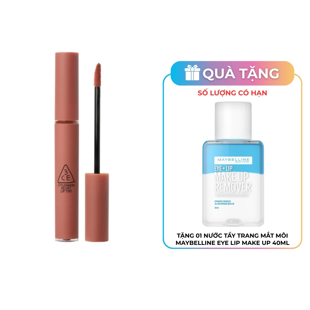 Son Kem 3CE Velvet Lip Tint Walk N Talk 4g