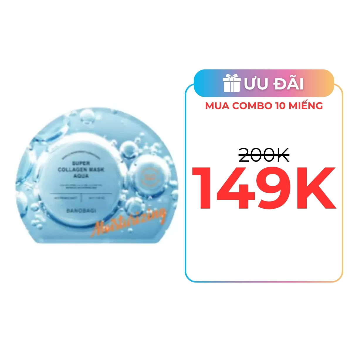 Mặt Nạ Banobagi Super Collagen Mask Aqua Moisturizing 30g