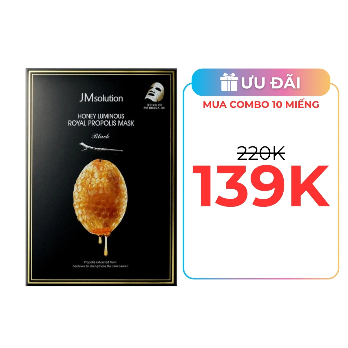 Mặt Nạ JM Solution Mask Sáp Ong