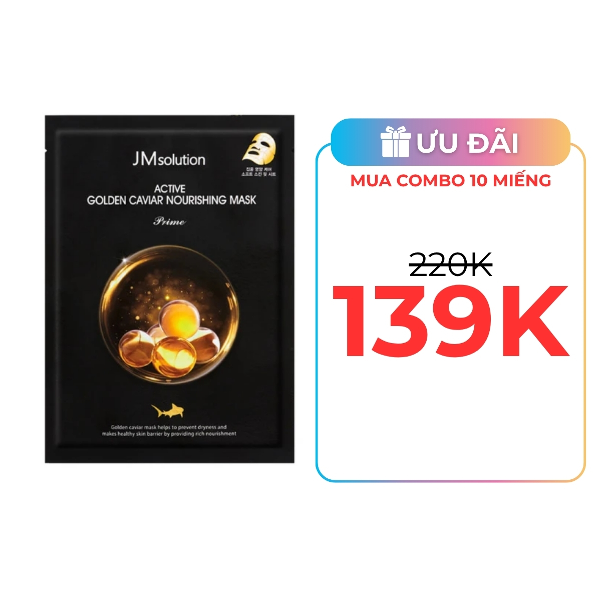 Mặt Nạ JM Solution Mask Trứng Cá Tầm