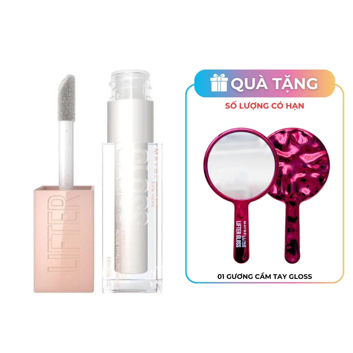 Son Bóng Maybelline New York Lifter Gloss 001 Pearl