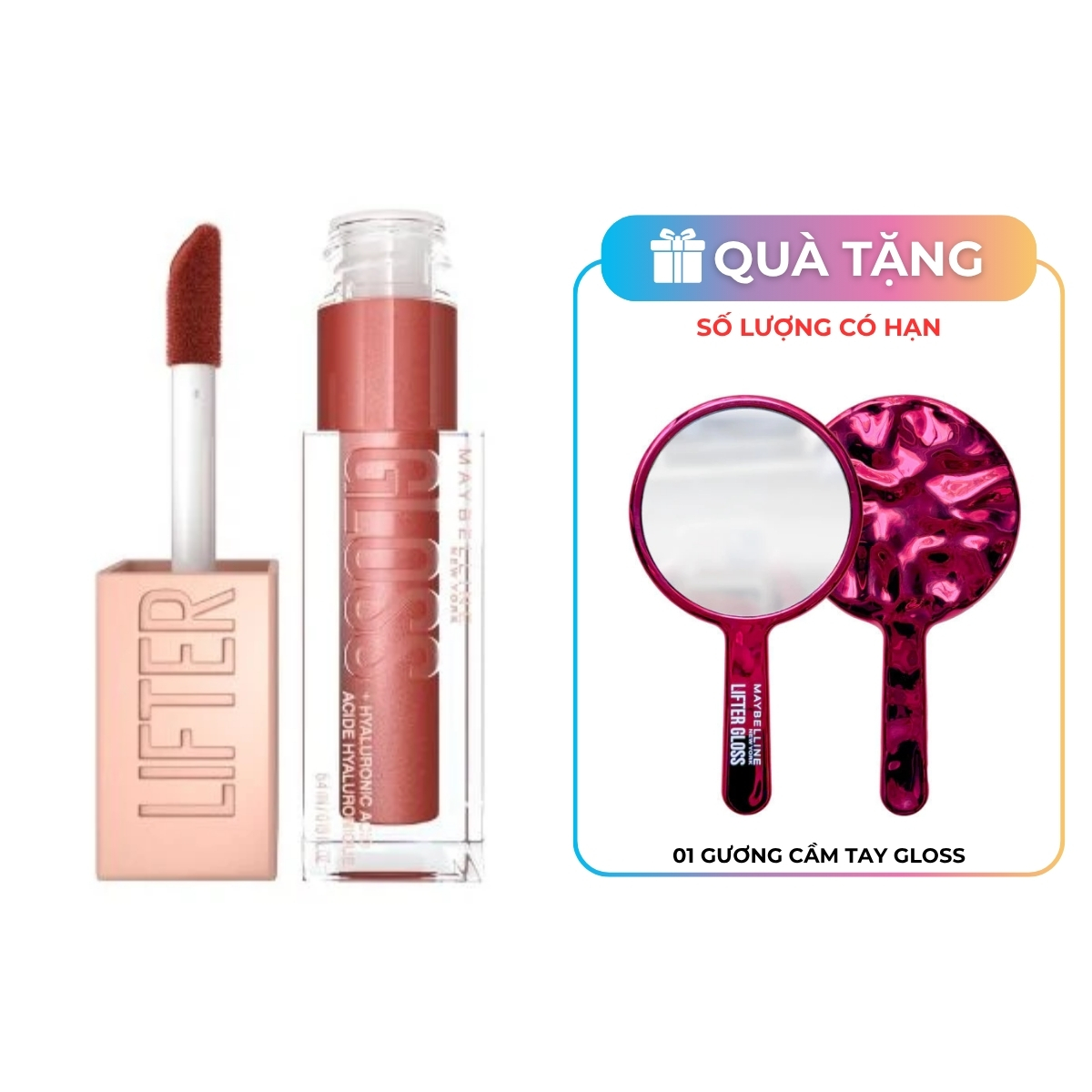 Son Bóng Maybelline New York Lifter Gloss 016 Rust