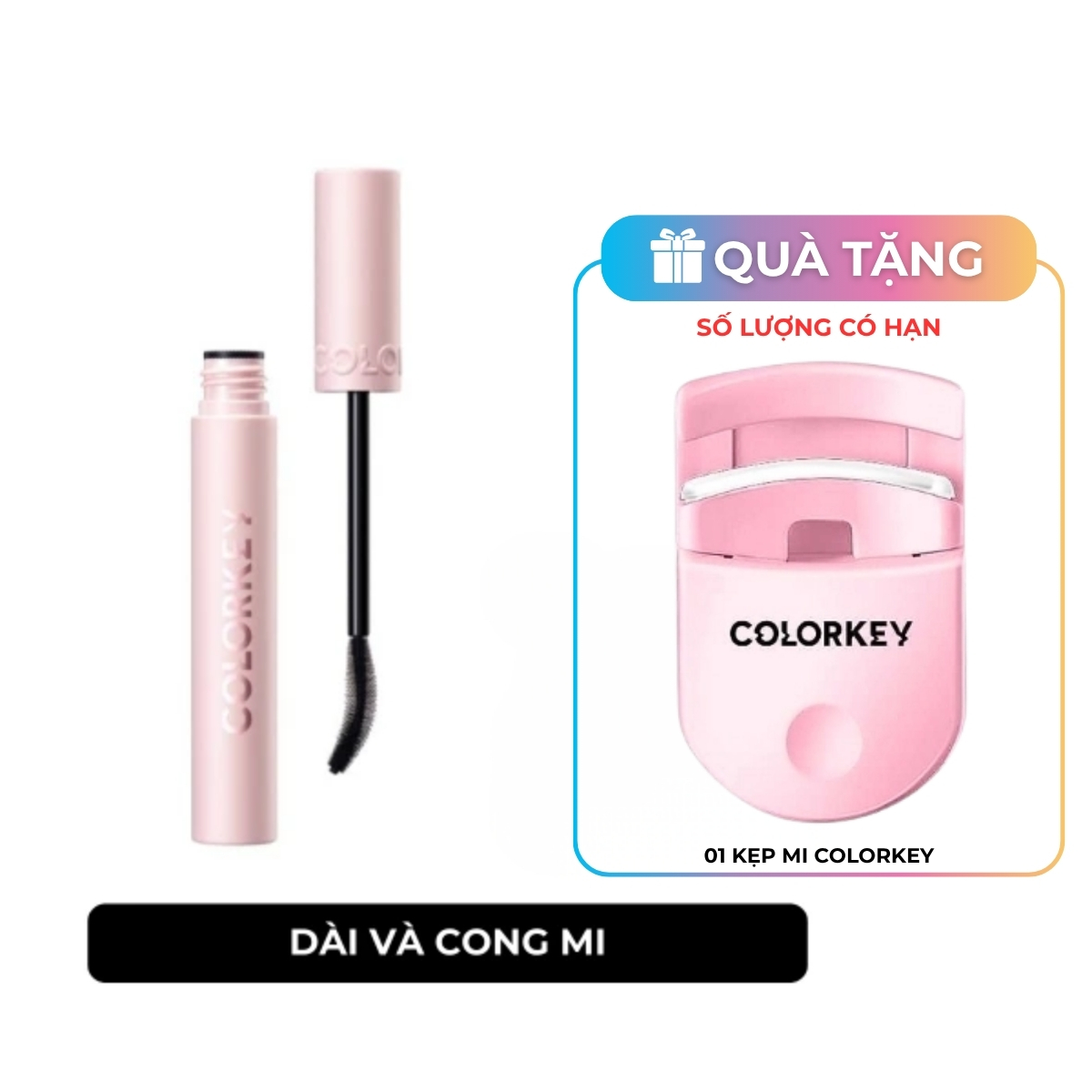 Mascara Colorkey Volumizing & Curling Dài Và Cong Mi