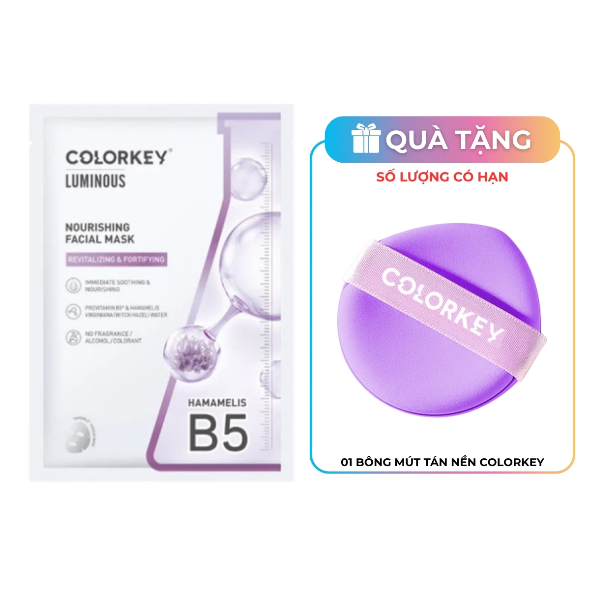 Mặt Nạ Colorkey Luminous Facial Mask Nourishing 25ml