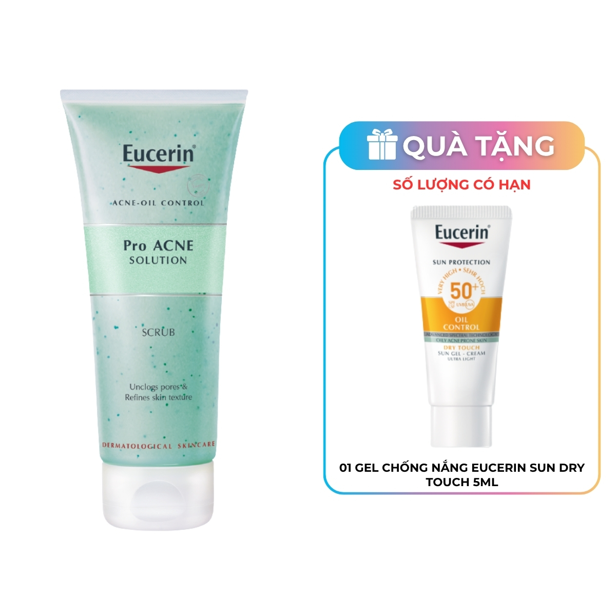 Tẩy Tế Bào Chết Da Mặt EUCERIN Pro ACNE Solution Scrub Ngăn Ngừa Mụn 100ml