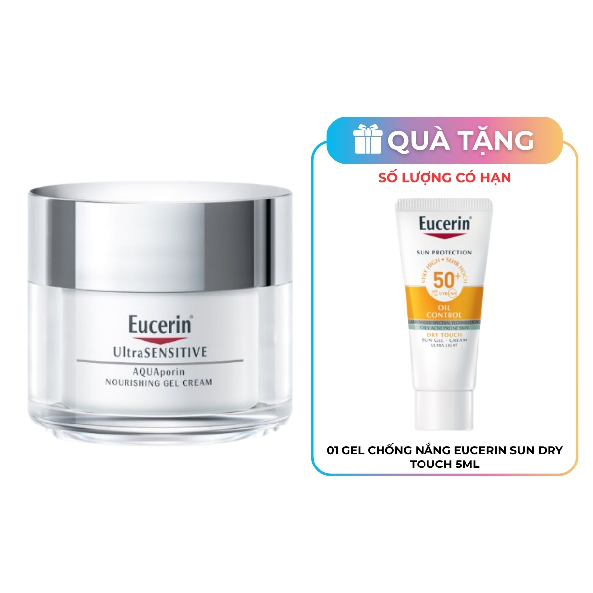 Kem Dưỡng Ẩm Eucerin Aquaporin Active Cho Da Thường Đến Da Hỗn Hợp 50ml (Mã Mới)