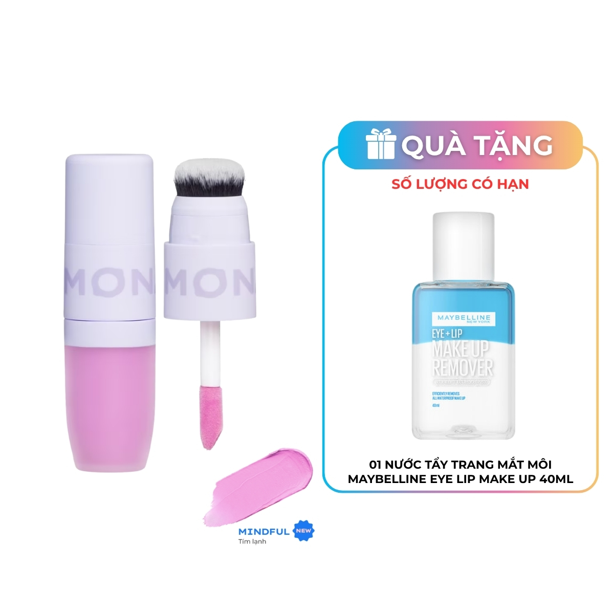 Má Kem Lemonade Perfect Couple Blush 2 Đầu Mịn Lì Love Edition 3 - Mindful