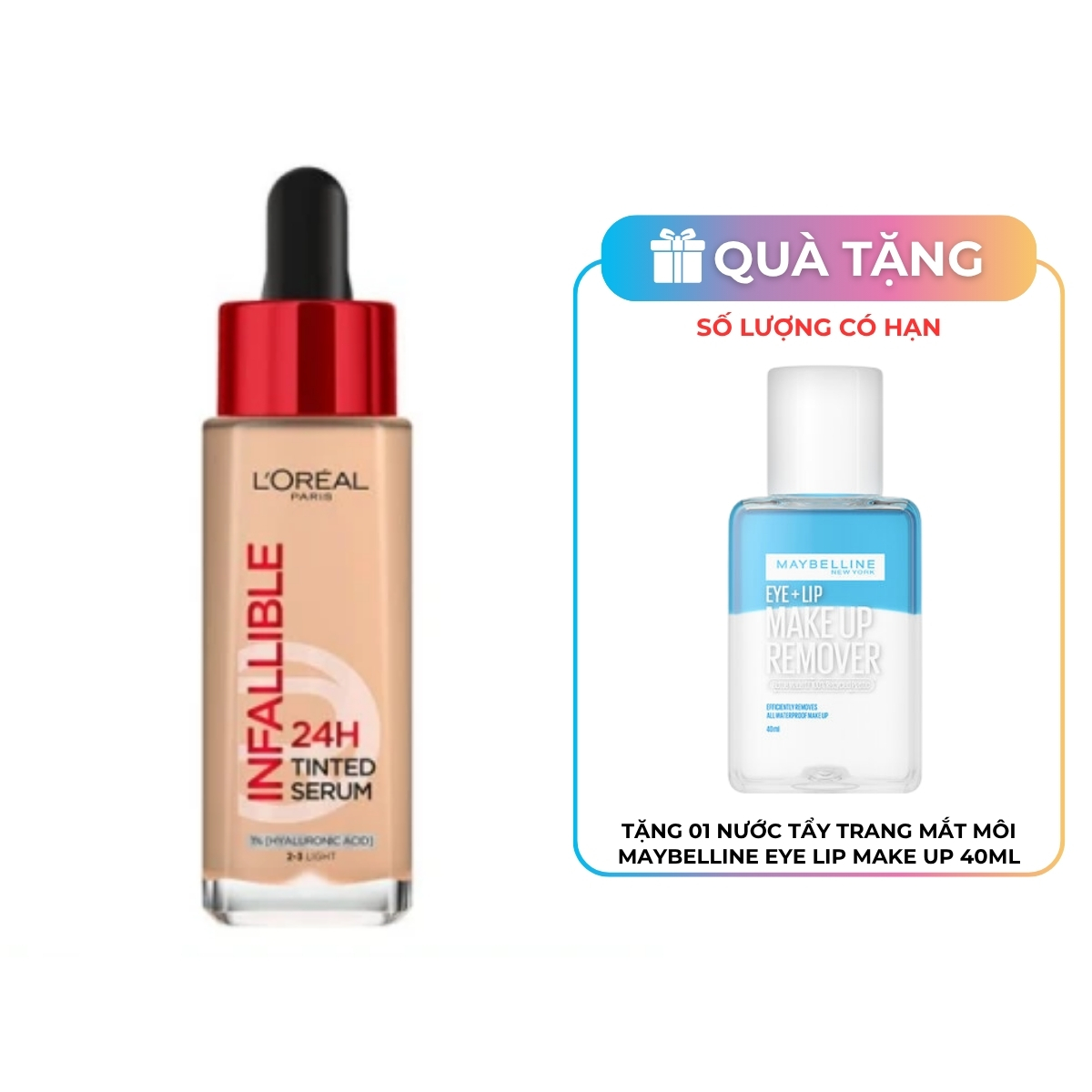 Kem Nền L'Oreal Paris Infallible 24H Tinted Serum - Light