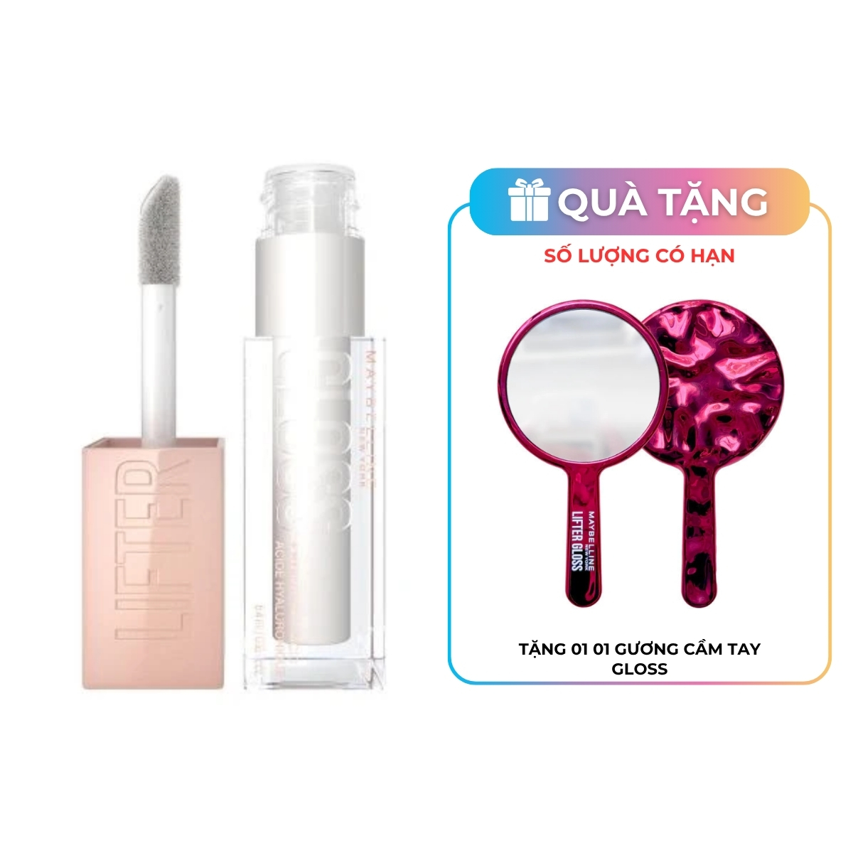 Son Bóng Maybelline New York Lifter Gloss 001 Pearl
