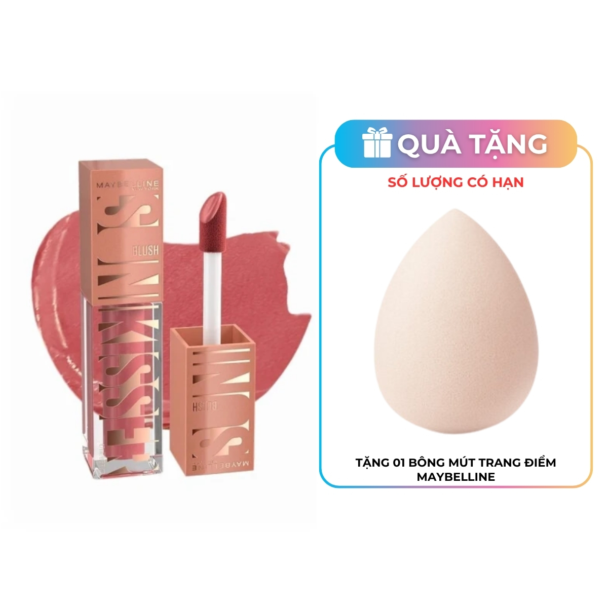 Má Hồng Dạng Kem Maybelline New York Sunkisser Blush - 04 Burnt