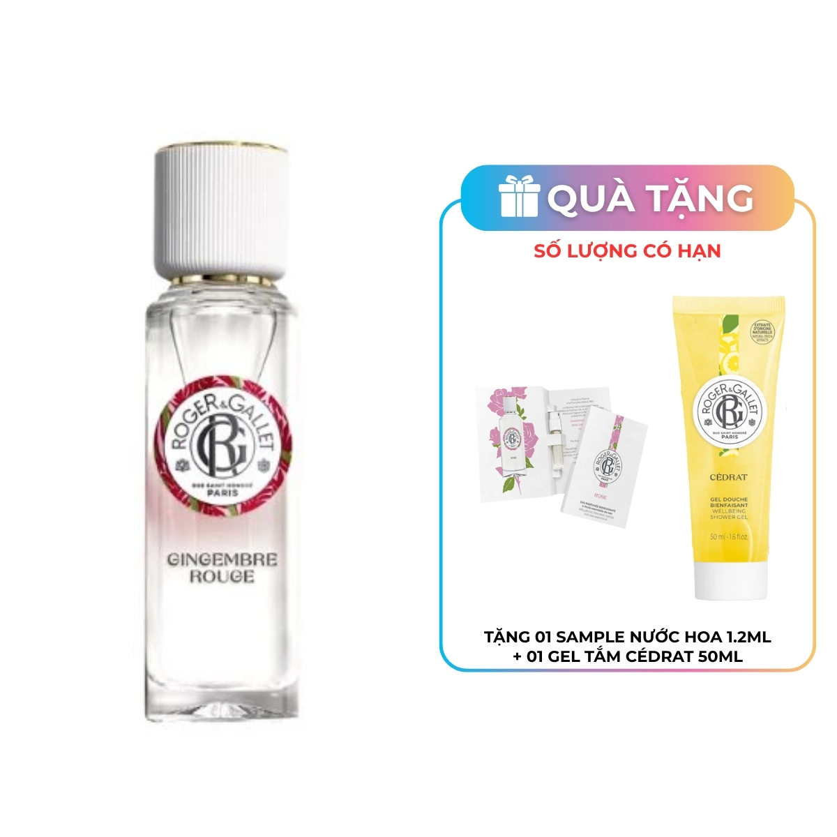 Nước Hoa Roger & Gallet Gingembre Rouge 30ml