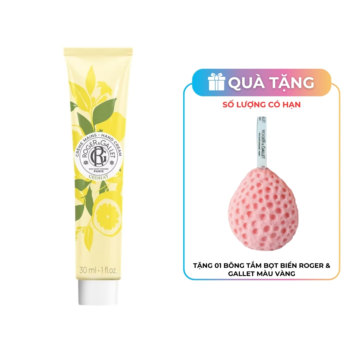 Kem Dưỡng Da Tay Roger & Gallet Cedrat Wellbeing 30ml