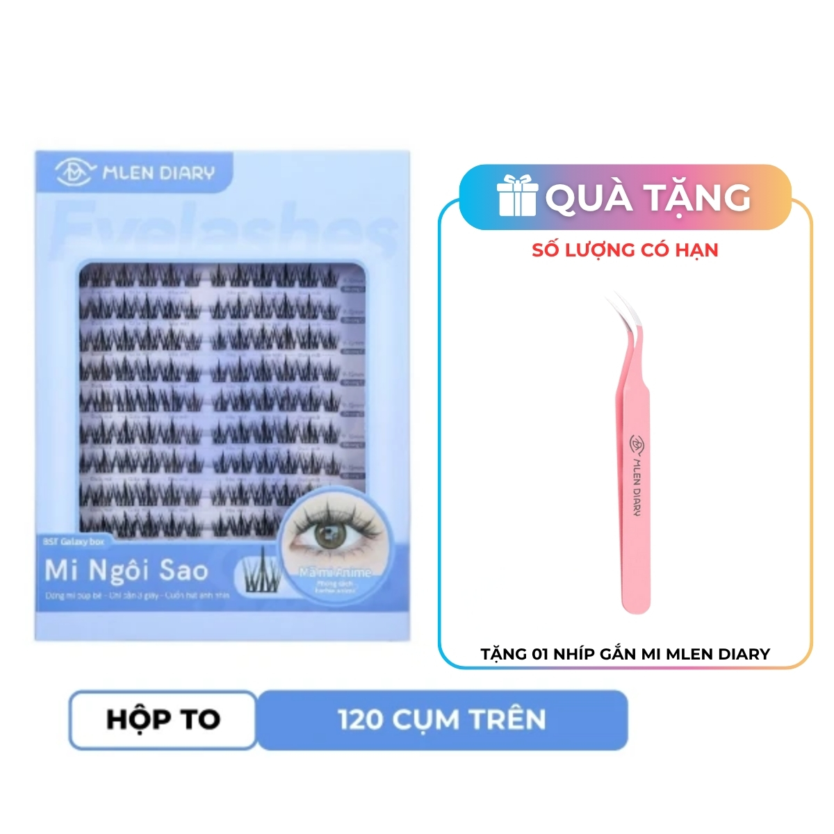 Mi Giả Mlen Diary Kiểu Ngôi Sao (Hộp To)