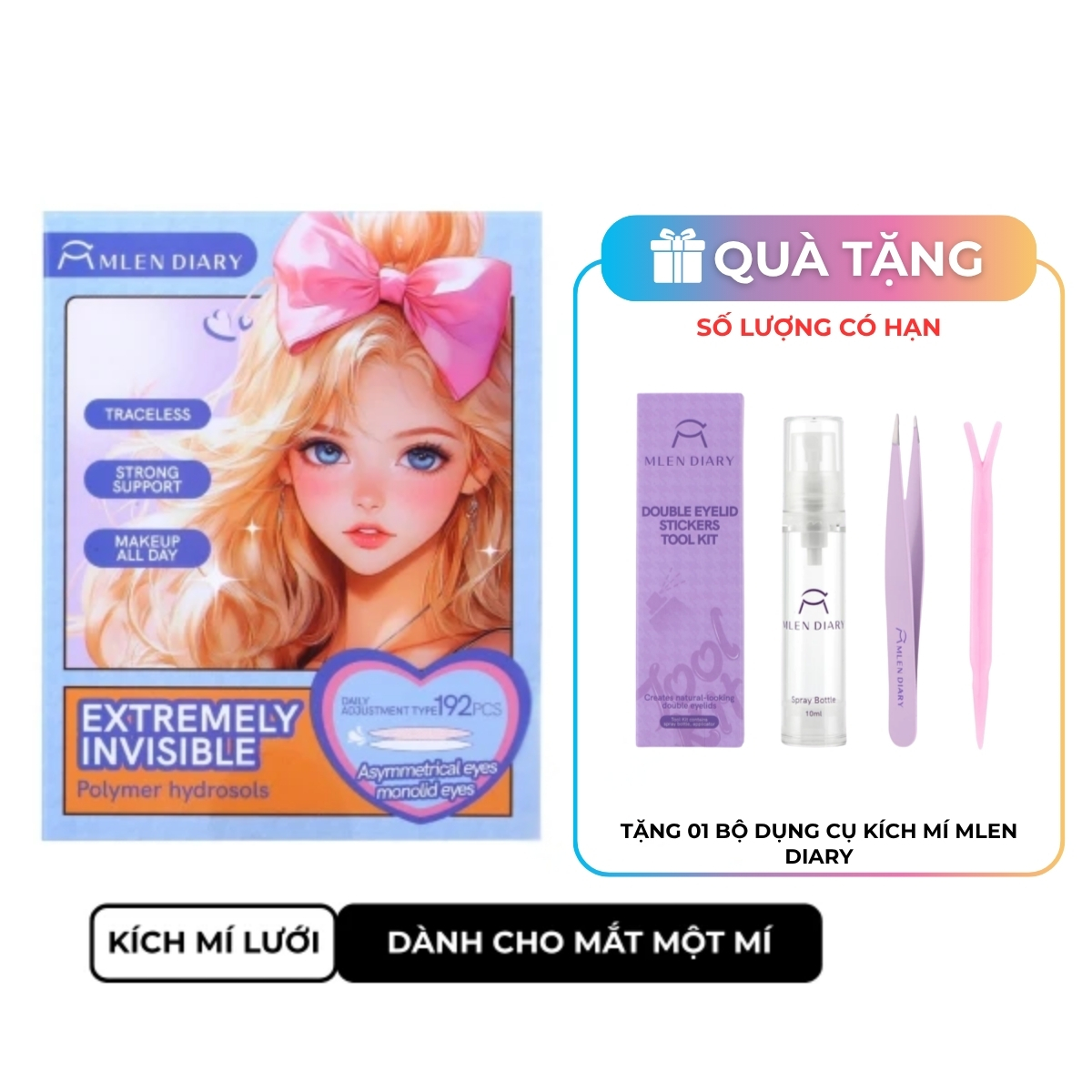 Kích Mí Mlen Diary Hình Elip