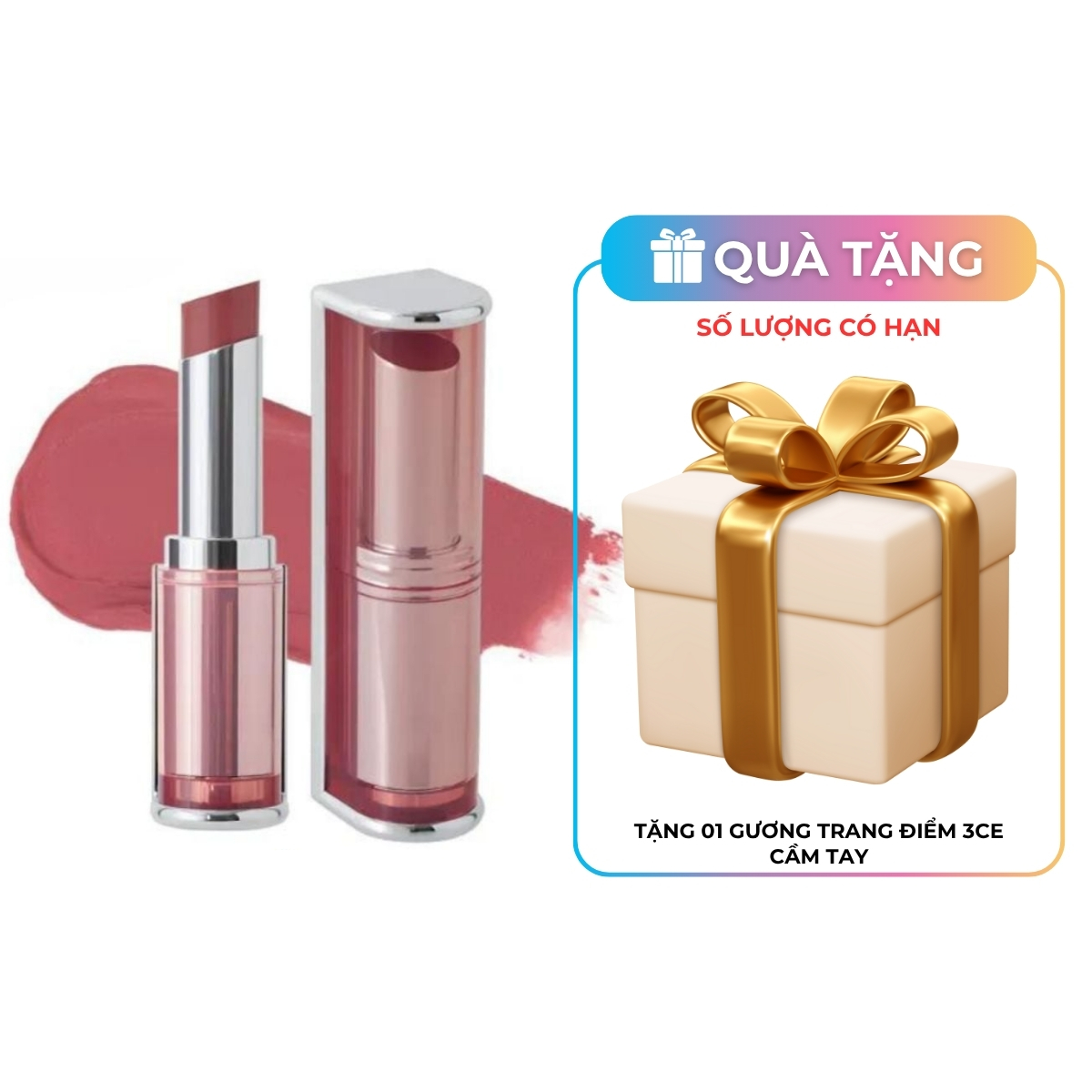 Son Thỏi 3CE Blur Matte Lipstick - #Rosiness