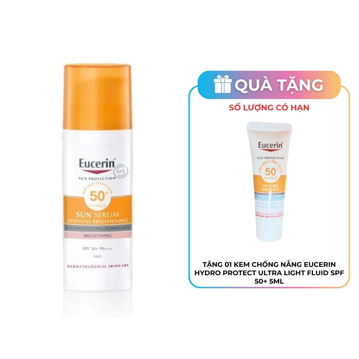Kem Chống Nắng Eucerin Sun Serum Spotless Brightening Dưỡng Sáng Da 50ml