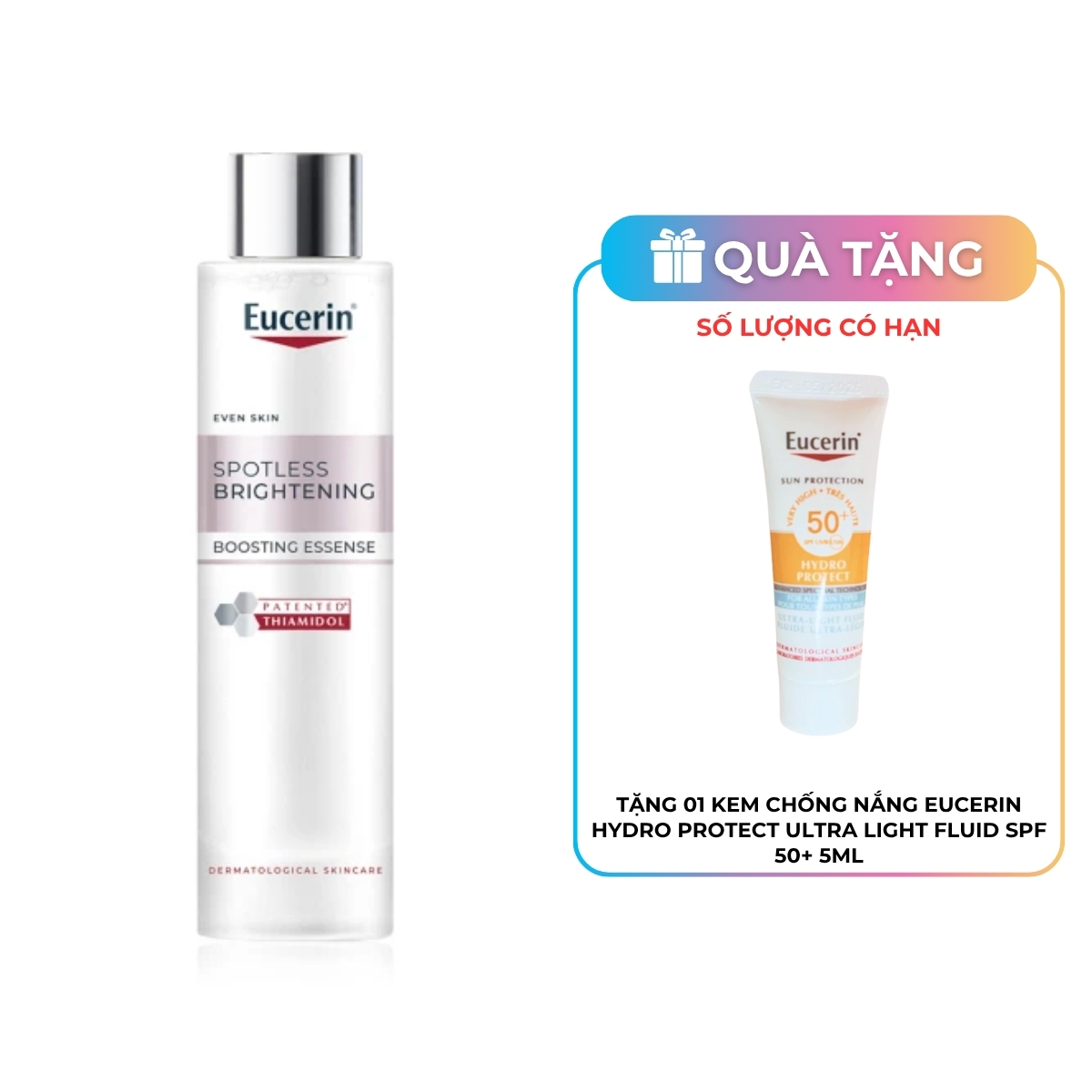 Nước Dưỡng Eucerin Spotless Brightening Boosting Essence Làm Sáng Da 4in1 100ml