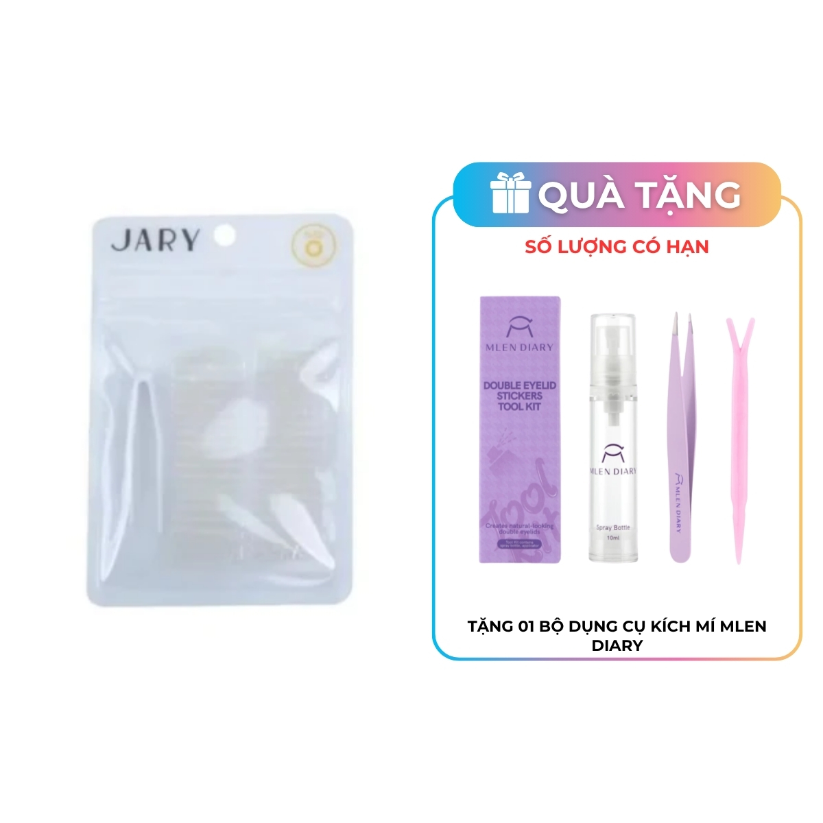 Miếng Dán Kích Mí Jary Eyelid 40 Miếng Size O