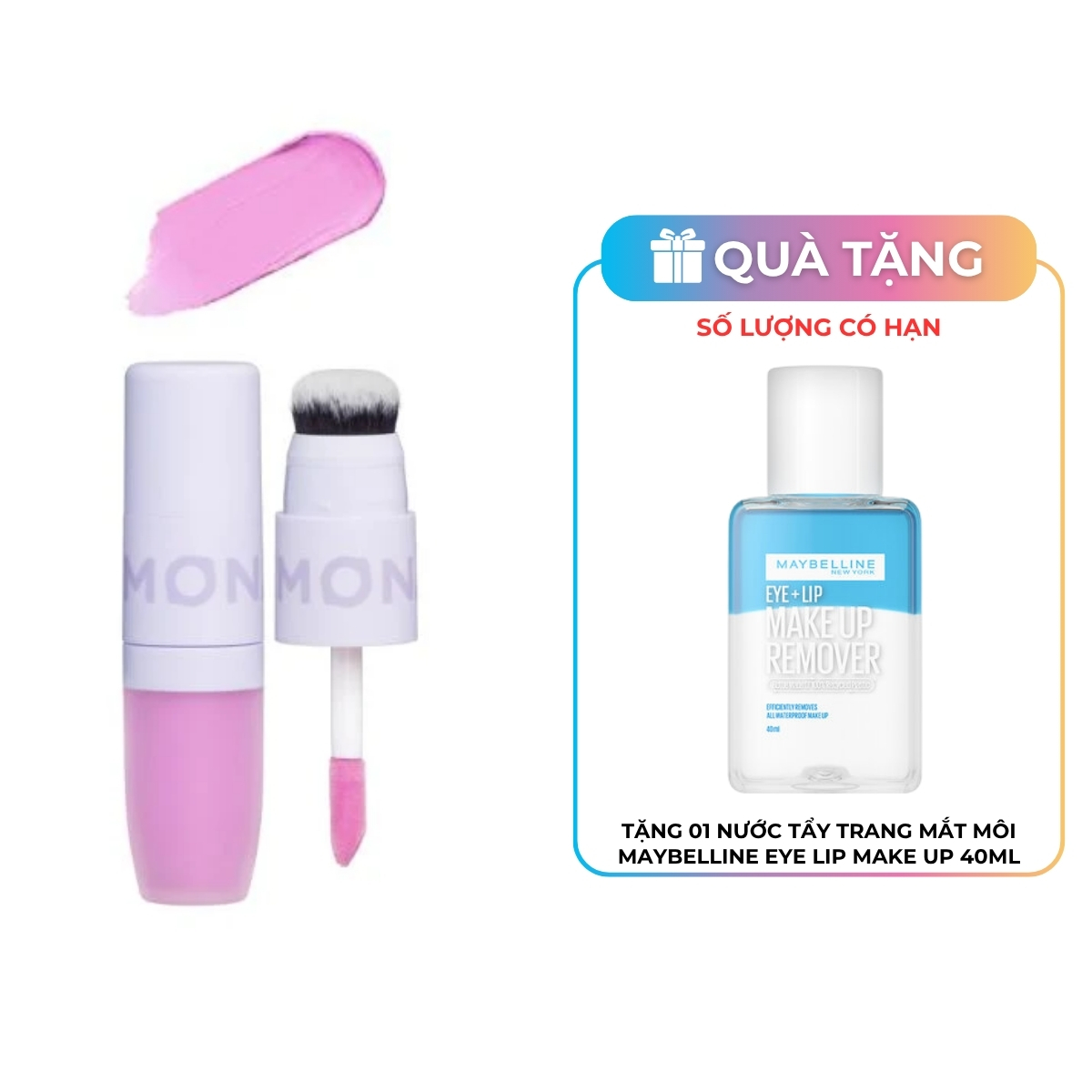 Má Kem Lemonade Perfect Couple Blush 2 Đầu Mịn Lì Love Edition 3 - Mindful