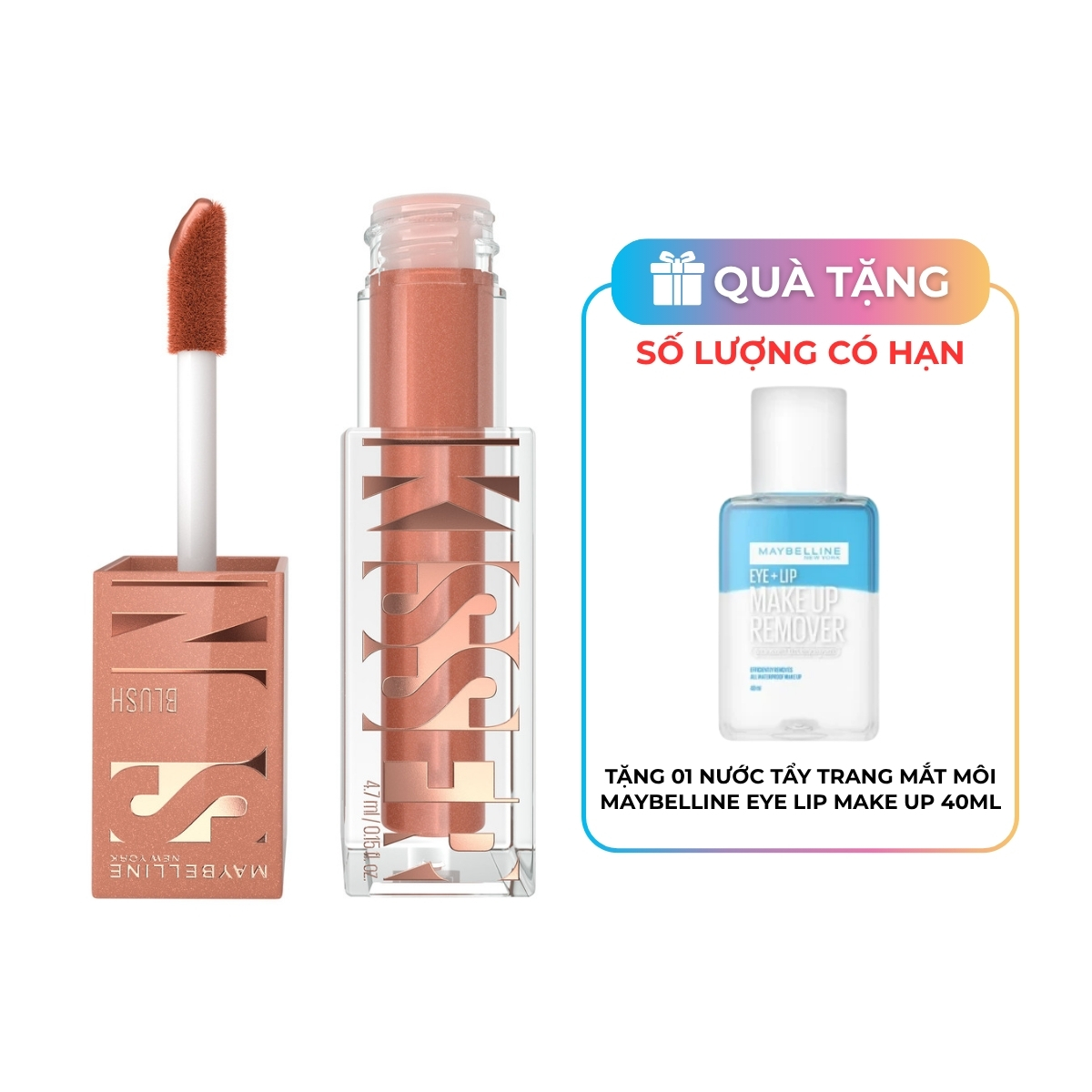 Má Hồng Dạng Kem Maybelline New York Sunkisser Blush - 08 Shades On