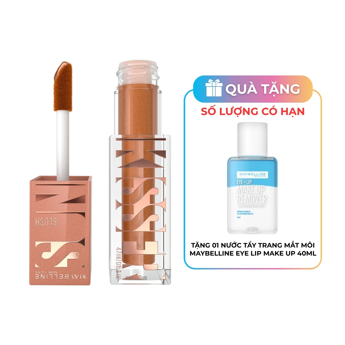 Má Hồng Dạng Kem Maybelline New York Sunkisser Blush - 11 Electric Bronze