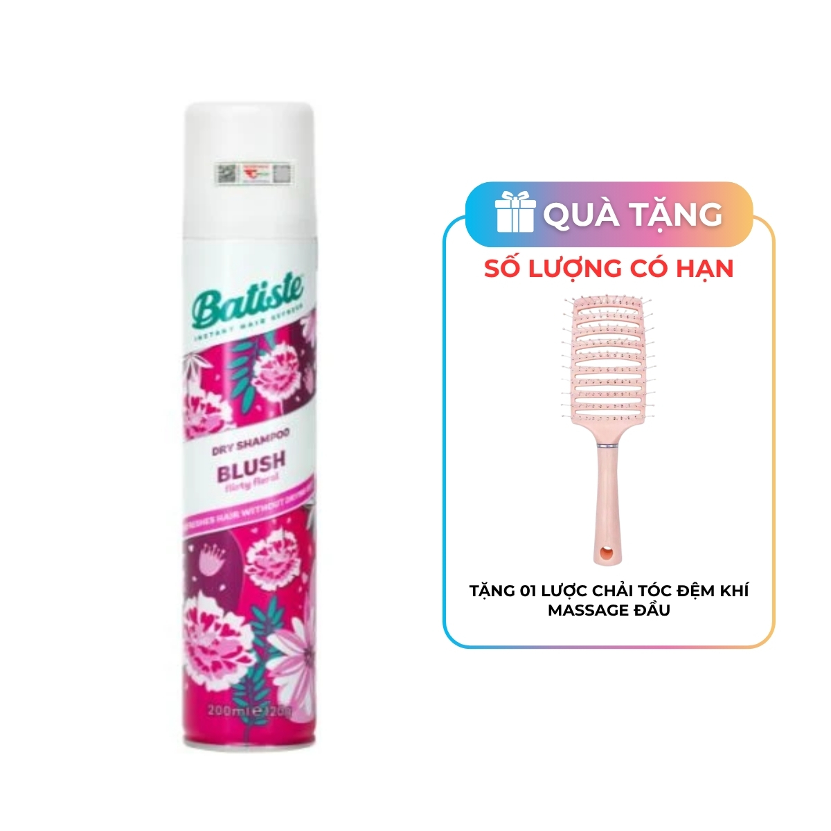 Dầu gội khô Batiste Blush 200ml
