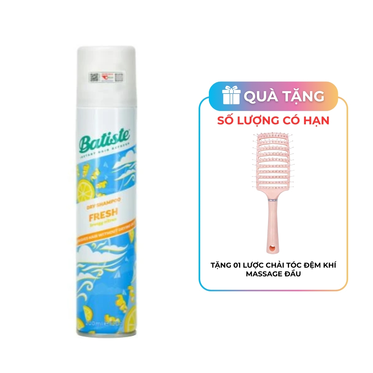 Dầu Gội Khô Batiste Fresh 200ml