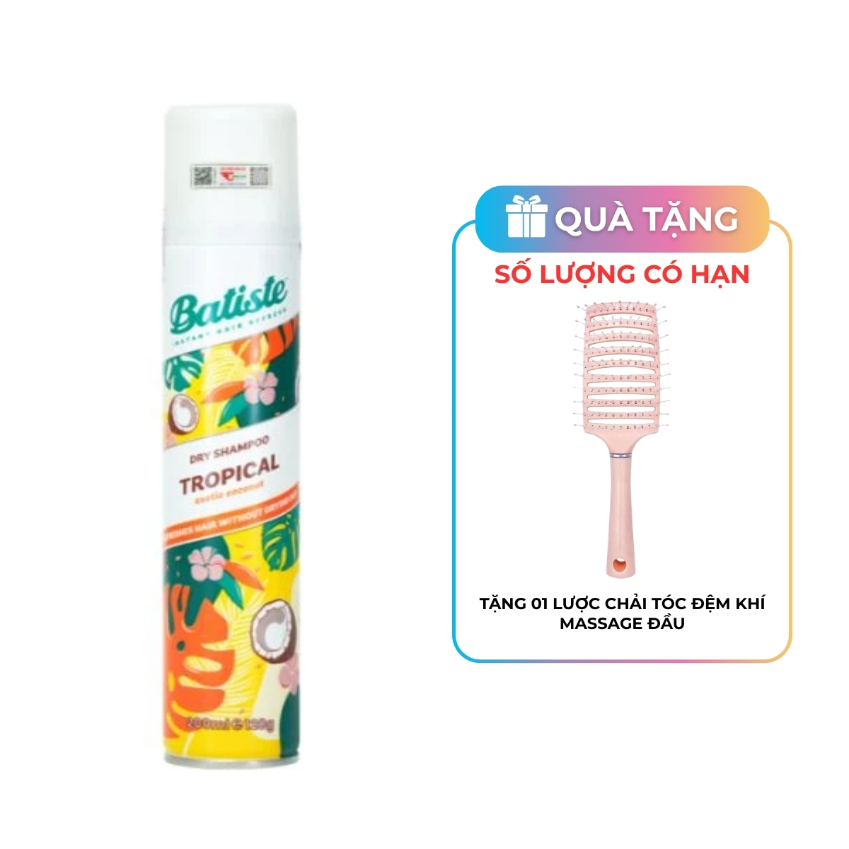 Dầu Gội Khô Batiste Tropical 200ml
