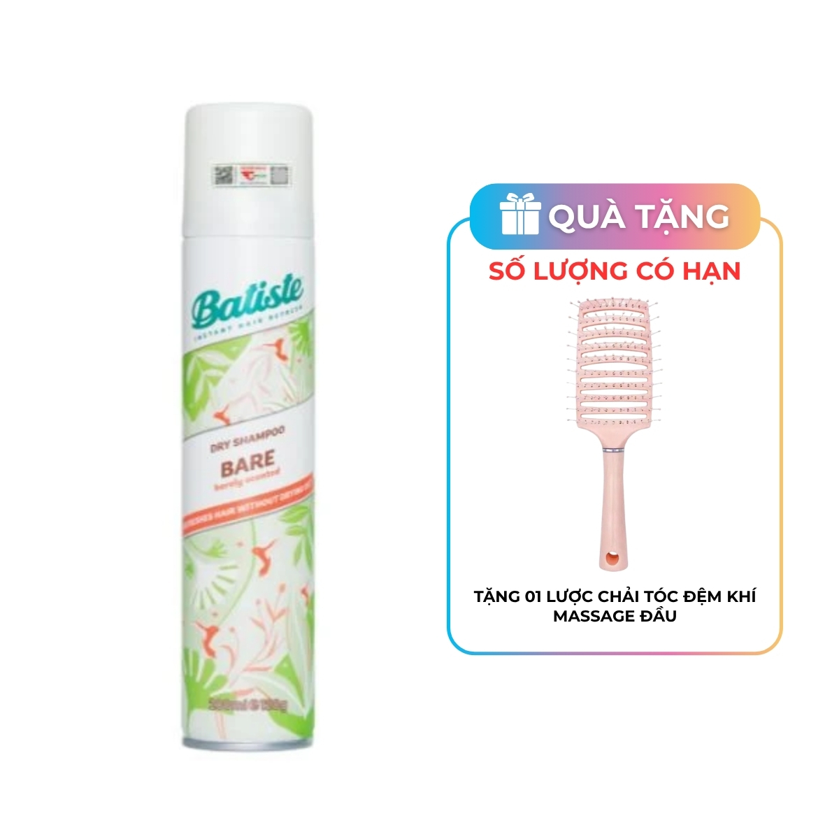 Dầu Gội Khô Batiste Hương Hoa Thiên Nhiên 200ml