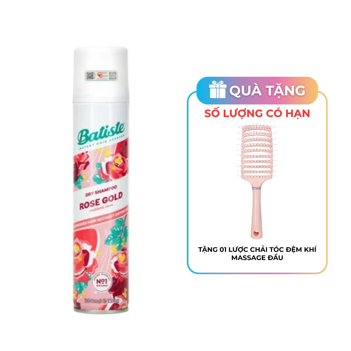 Dầu gội khô Batiste Rose Gold