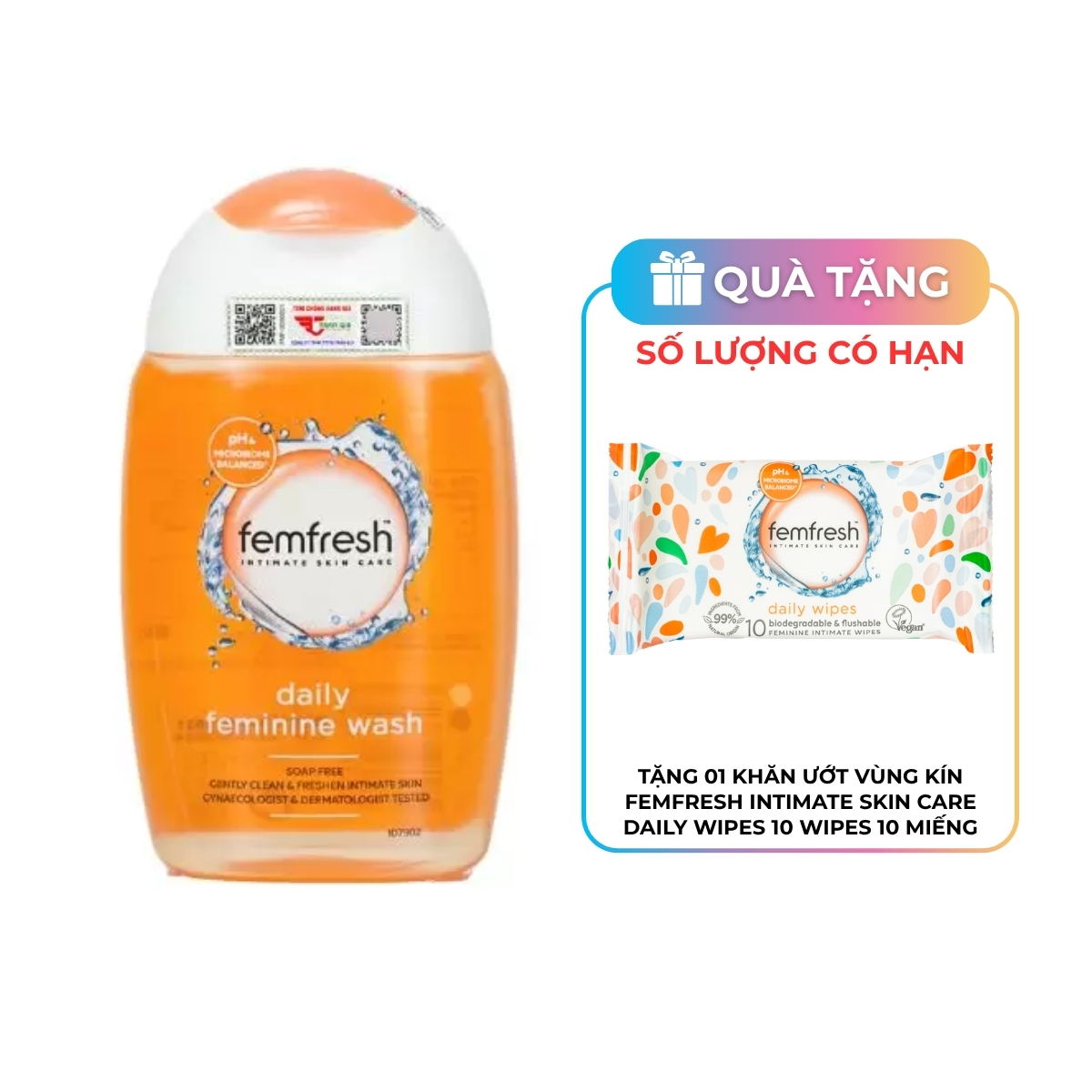 Dung Dịch Vệ Sinh Femfresh Daily Intimate Wash 150ml