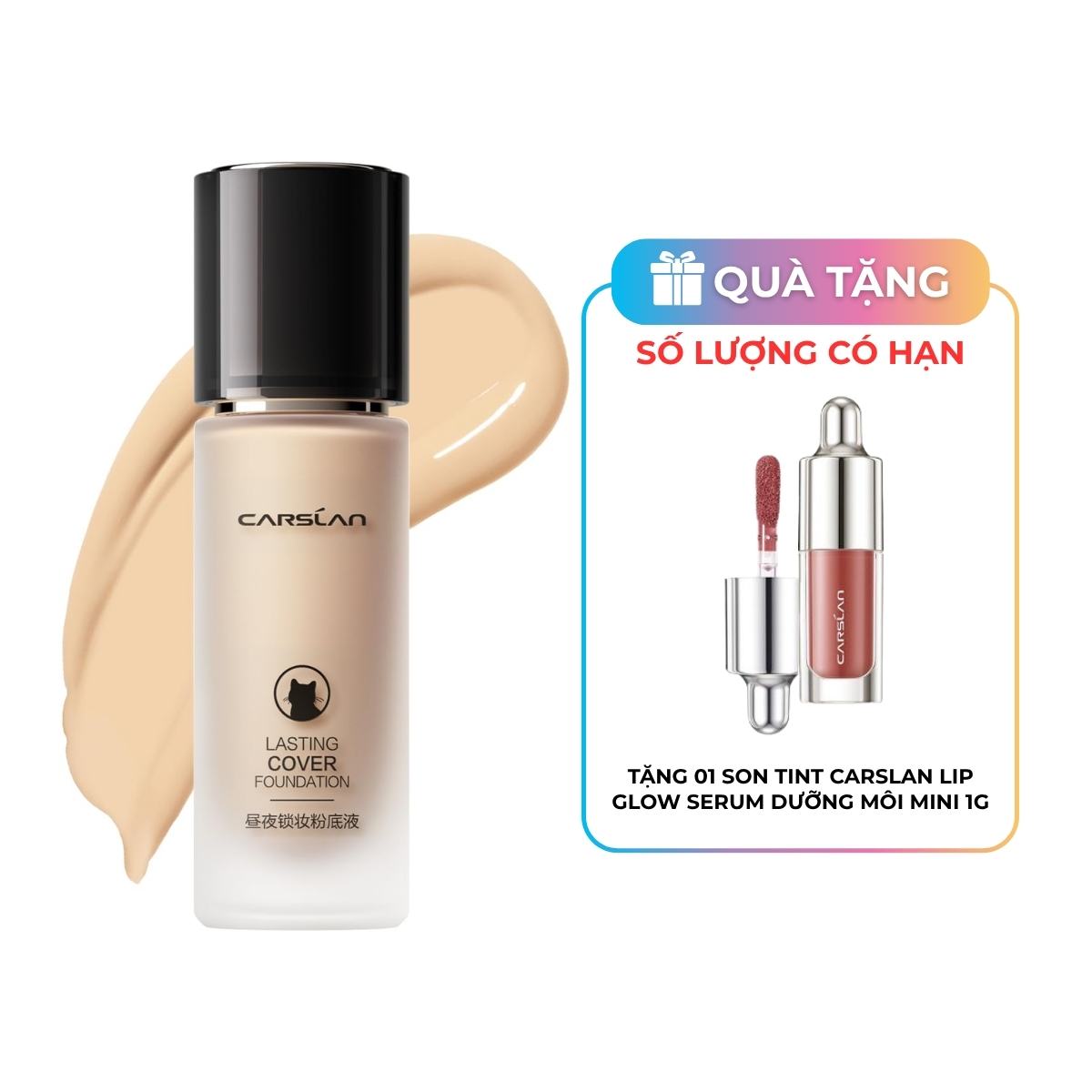 Kem Nền Carslan Lasting Cover Foundation P02