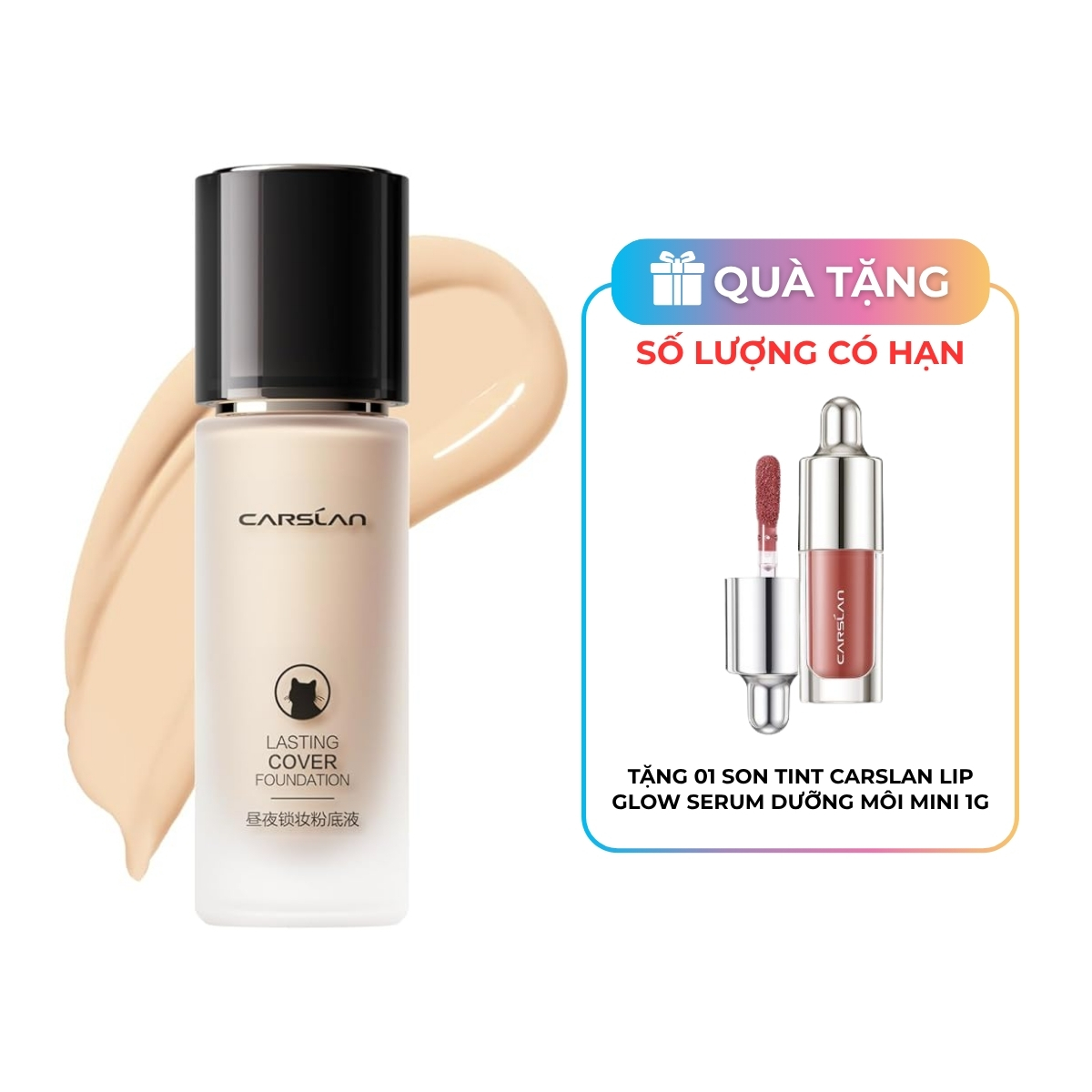 Kem Nền Carslan Lasting Cover Foundation P01