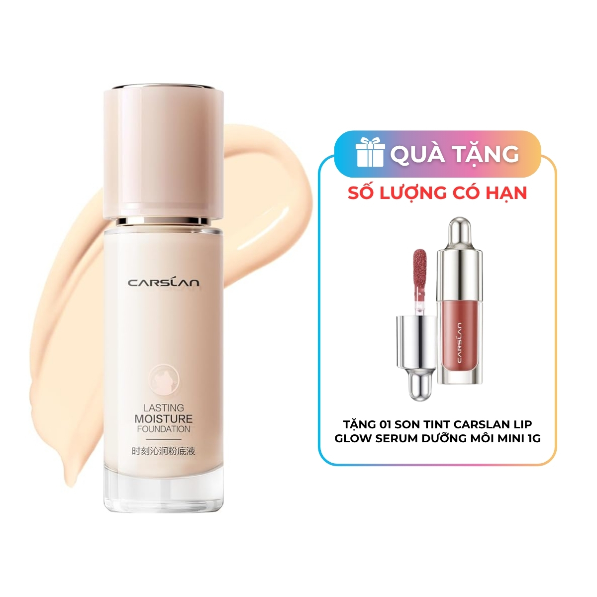 Kem Nền Carslan Lasting Moisture Foundation P01