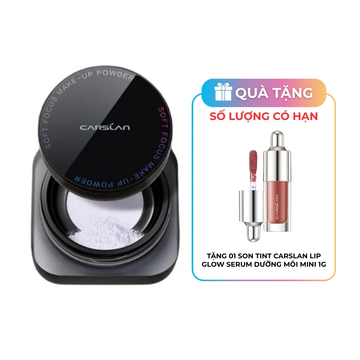 Phấn Phủ Carslan Soft Focus Make-Up Powder Dạng Bột 01 Tím