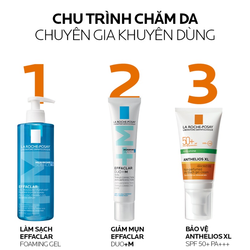 Kem Chống Nắng La Roche-Posay Anthelios Dry Touch Finish Mattifying Effect SPF50+ Kiểm Soát Bóng Nhờn 50ml
