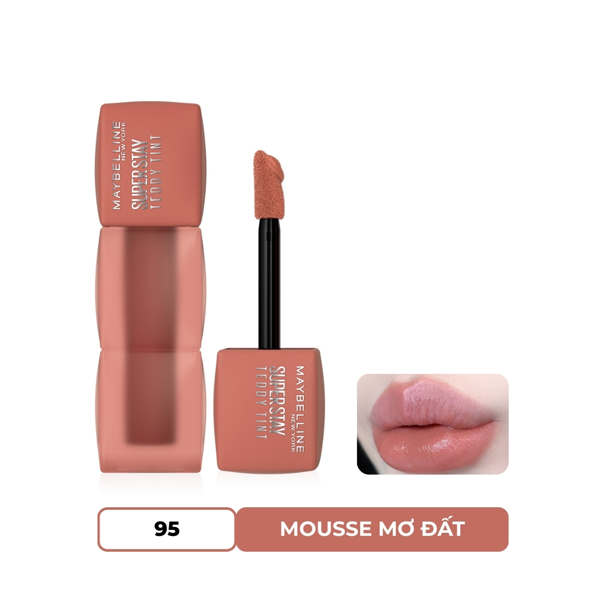 Son Kem Maybelline Superstay Teddy Tint #95 Buffed Out