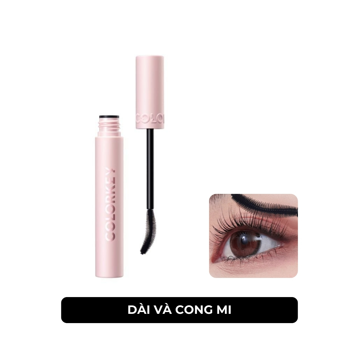 Mascara Colorkey Volumizing & Curling Dài Và Cong Mi