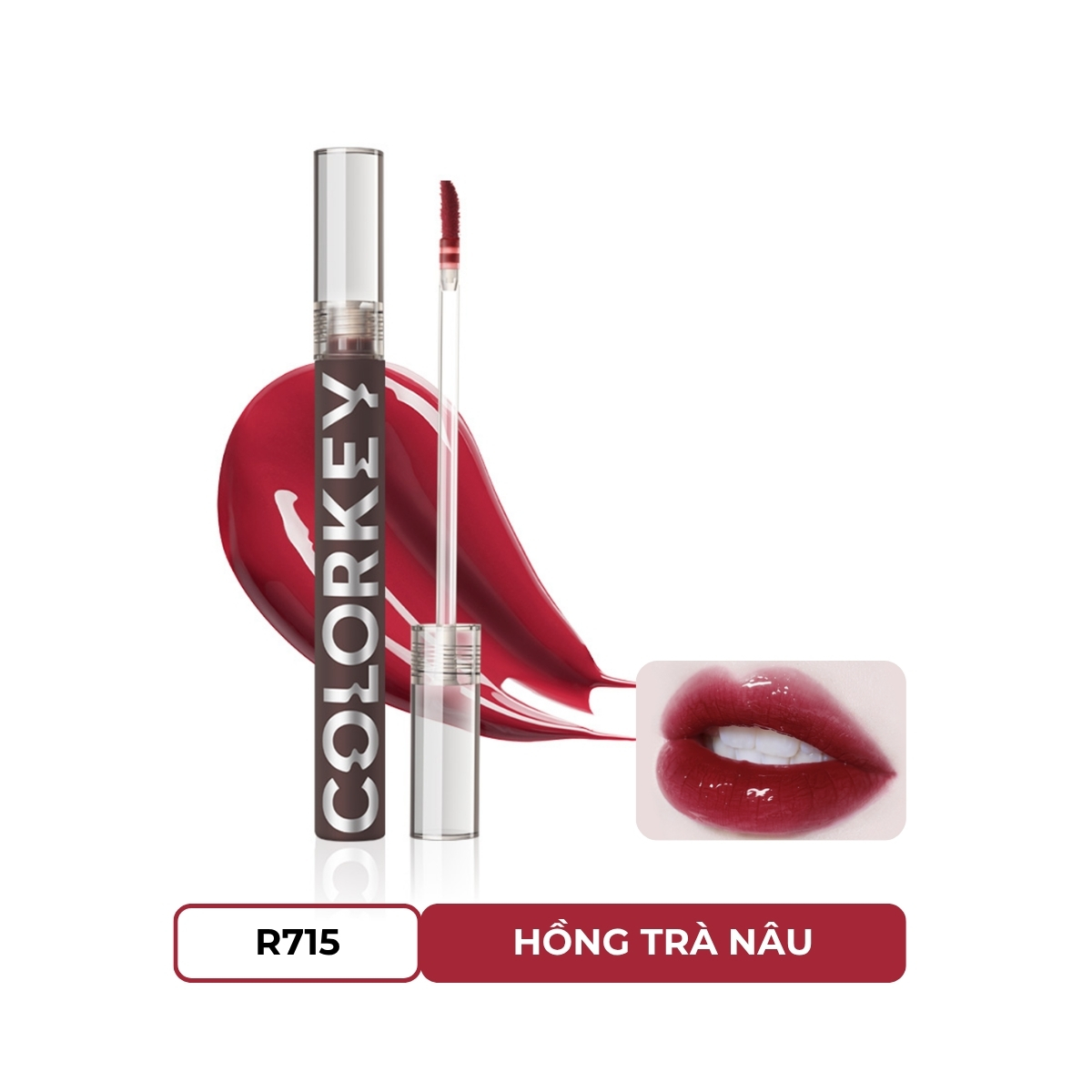 Son Bóng Colorkey Airy Lip Gloss Mirror Series R715