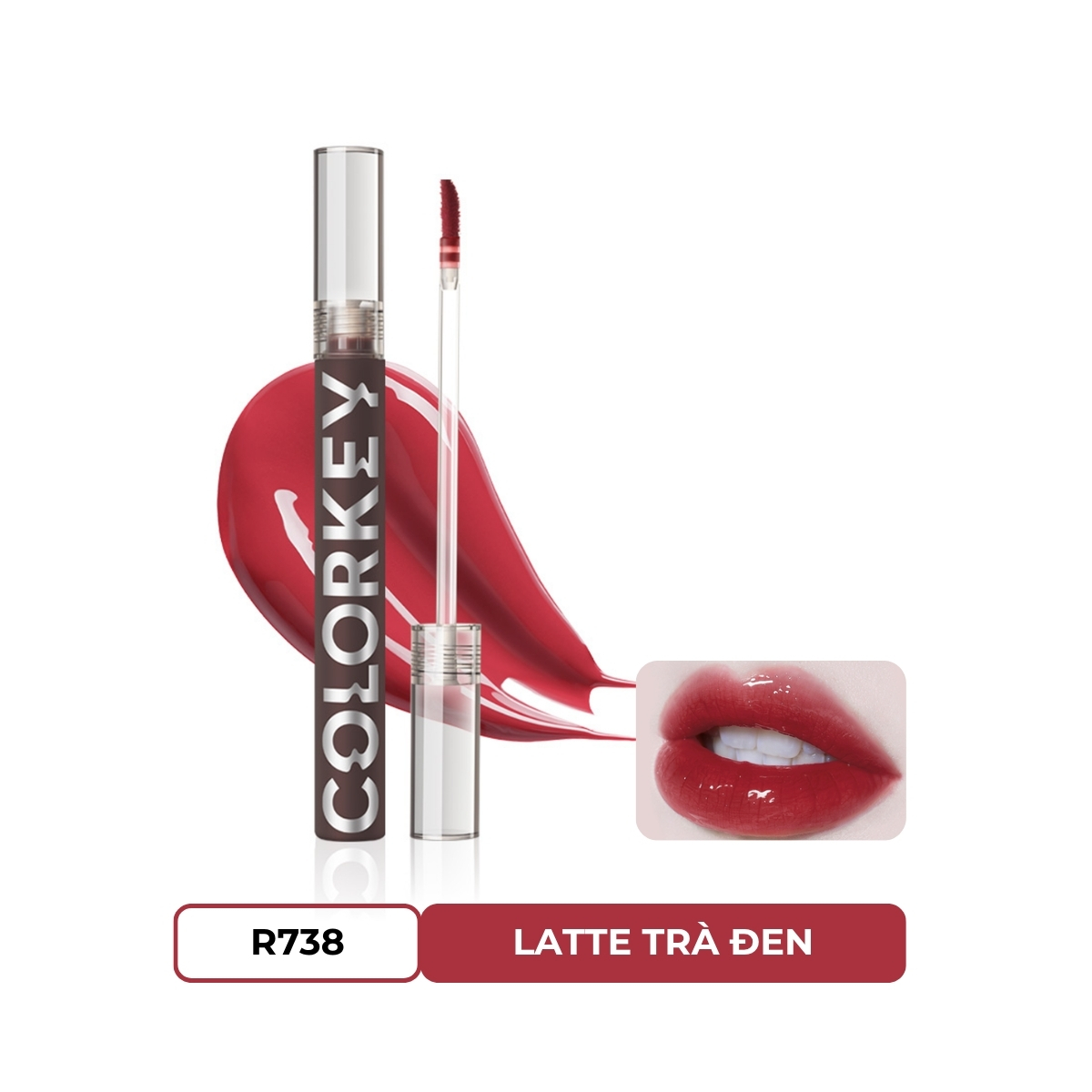 Son Bóng Colorkey Airy Lip Gloss Mirror Series R738