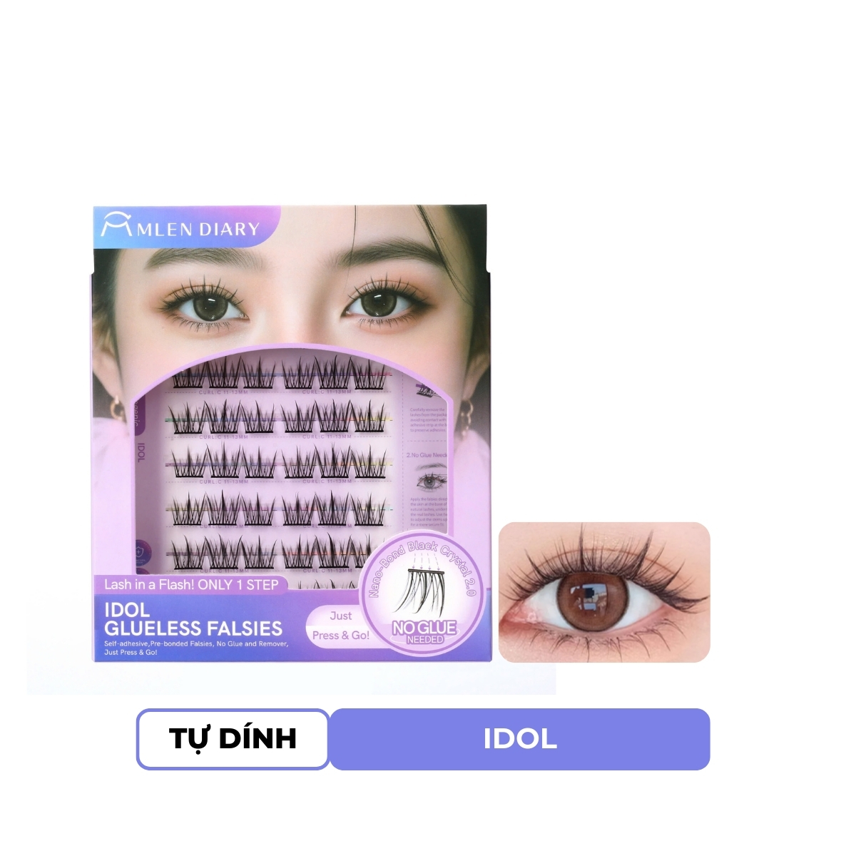 Mi Giả Mlen Diary Tự Dính - Idol